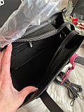 Жіноча сумка Karl Lagerfeld через плече чорний карл лагерфельд стильна модна, фото 8