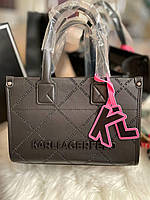 Жіноча сумка Karl Lagerfeld через плече чорний карл лагерфельд стильна модна