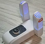 Електрична сушарка для взуття з антибактеріальною з ультрафіолетом Shoes Dryer SH01 Білий, фото 10