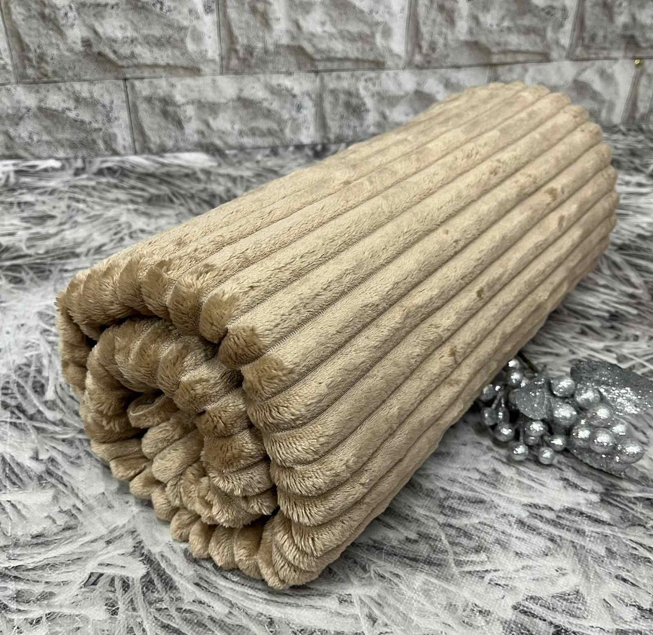 Плед Шарпей Koloco  Розмір 180*220 см Ширина полоски 2 см