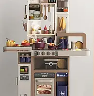 Велика дитяча іграшкова кухня з парою водою світловими та звуковими ефектами Висота 93 см