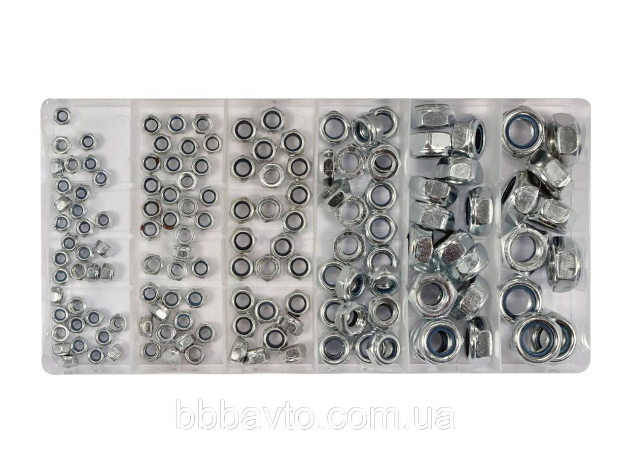 Набір гайок самозатискних М4-М10 (146 шт.) (Ви-во YATO) YT-06774, фото 1