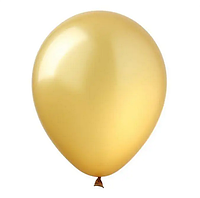 Воздушные шары золотой металлик 12" (30 см) Китай