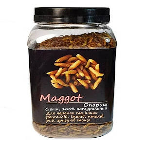 Буся Maggot (Опариш) для їжаків, птахів і гризунів 250 г/600 мл