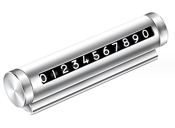 Паркувальна візитка з номером / Автомобільна табличка з телефоном / Автовізитка для машини