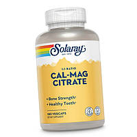 Цитрат кальцію та магнію Solaray Cal-Mag Citrate 180 капсул