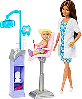 Игровой набор Барби Дантист Barbie Careers Dentist Medical Doctor HKT70