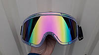 Лыжные очки маска Gloss затемненное стекло