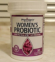 Physician's Women's Probiotic 30 капсул Пробиотики, пребиотики, пищеварительная система, женское здоровье