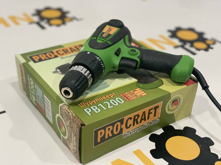 Шуруповерт мережевий Procraft PB1200, фото 1