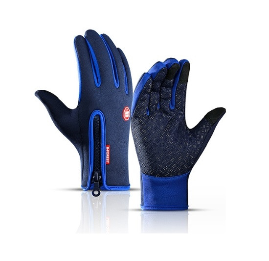 Рукавички з сенсорним покриттям Синій, L