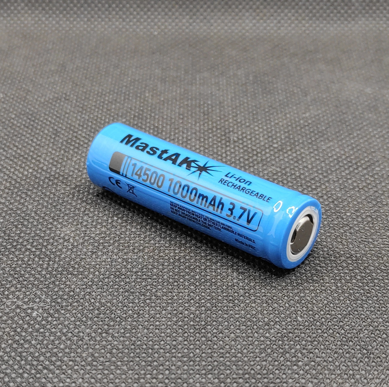 Акумулятор Mastak ICR14500 3.7v 1000mAh (1шт.), фото 1
