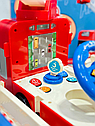 Іграшковий музичний автобус кермом трансформер 2 в 1 265-2 автотренажер Пожежна машина, фото 10