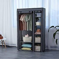 Шафа тканинна для взуття та одягу Bonro Бонро B3 сірий 110x45x173 см (42400221)