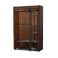 Шафа тканинна для взуття та одягу Bonro Бонро B3 коричневий 110x45x173 см (42400222)