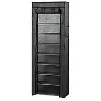 Шафа тканинна для взуття та одягу Bonro Бонро B10 сірий 58x28x158 см (42400224)