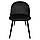 Крісло (стілець) для кухні обіднє Bonro Бонро B-659 велюр чорне (42400331), фото 2