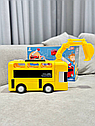 Іграшковий музичний автобус кермом трансформер 2 в 1 265-3 автотренажер Екскаватор, фото 4