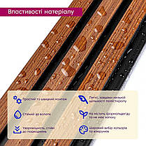 Рейка стінова декоративна PS планка 120*2900*12мм SW-00001743, фото 3
