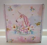 Дитячий набір для виготовлення браслетів максимальне наповнення Пандора Єдиноріг, фото 3