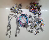 Дитячий набір для виготовлення браслетів максимальне наповнення Пандора Єдиноріг, фото 2