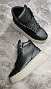 Жіночі зимові черевики з хутром чорний/беж, фото 3