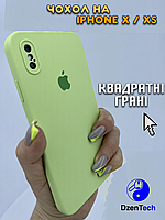 Силиконовый чехол на Айфон Х / Хс с закрытым низом Зеленый - Мятный | iPhone X / Xs SoftCase Mint