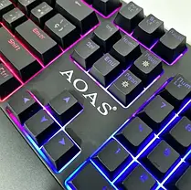 Механічна Клавіатура Ubays AOAS M-700 Професійна Ігрова, Геймерська Клава з підсвічуванням, що світиться, фото 4
