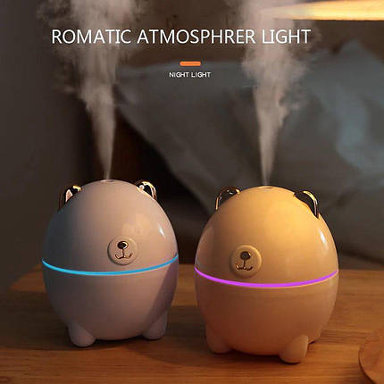 Зволожувач повітря і нічник 2в1 від USB 220 мл Humidifier Polar Bear (Ведмідь), Аромодифузер, фото 1