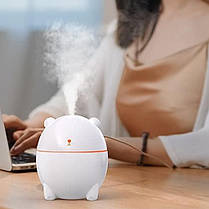 Зволожувач повітря і нічник 2в1 від USB 220 мл Humidifier Polar Bear (Ведмідь), Аромодифузер, фото 4