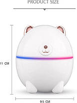 Зволожувач повітря і нічник 2в1 від USB 220 мл Humidifier Polar Bear (Ведмідь), Аромодифузер, фото 5