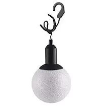 Декоративний Світильник Led Cotton Ball Lamp Підвісна Лампа на Батарейках на Шнурку, Святкове Освітлення, фото 4