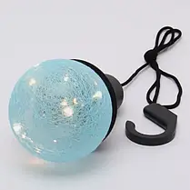 Декоративний Світильник Led Cotton Ball Lamp Підвісна Лампа на Батарейках на Шнурку, Святкове Освітлення, фото 6