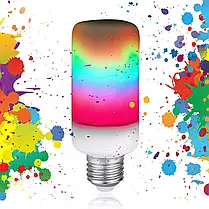 Лампа Світлодіодна Декоративна з LED Ефектом Полум'я у Формі Кукурудзи, Святкове Освітлення, фото 4