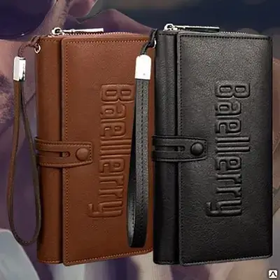 Baellerry Guero - Чоловіче Бізнес Портмоне, Клатч, Барсетка для документів, карток і телефону, фото 1