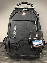 Рюкзак Швейцарський SwissGear 8810 Водонепроникний Міський Міський з Роз'ємом USB, Місткий Портфель, фото 2