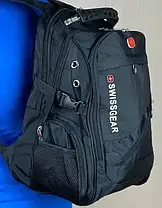 Рюкзак Швейцарський SwissGear 8810 Водонепроникний Міський Міський з Роз'ємом USB, Місткий Портфель, фото 4