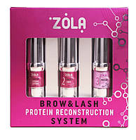 Набір для ламінування брів та вій Protein Reconstruction від Zola