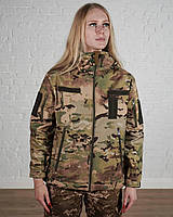 Женская военная куртка SoftShell зима/осень мультикам, женская куртка с мультикам