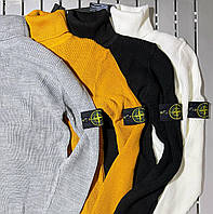 В'язаний Гольф Stone Island | Кофта Стон Айленд | Худі Стонік | Чоловічий Лонгслів Стоне Ісланд