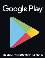 Карта пополнения Google Play Gift Card 50 долларов USD для США USA US (Код)