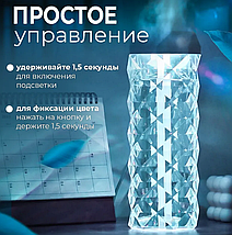 Зволожувач повітря ультразвуковий настільний з підсвіткою, аромадифузор для дому, 1 л, фото 5