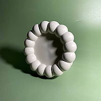 Декоративная тарелочка для подачи закусок, тарелка у форме круга для сладкого, десертная тарелка