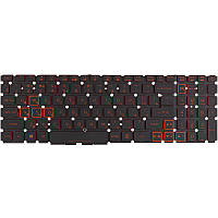 Клавіатура для ноутбука Acer Nitro 5 AN515-56 чорна, без фрейму, підсвітка