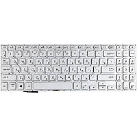 Клавіатура для ноутбука ASUS Vivobook S15 S530U срібляста, без фрейму, підсвітка
