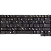 Клавіатура для ноутбука DELL Latitude E5420, E6420 чорна, чорний фрейм