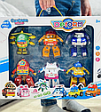 Набір з 6 трансформерів Robocar Poli  381 D Полі, Ембер, Рой,  Хелі, Марк, Бакі, фото 5