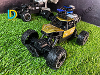 Джип на радиоуправлении "Riki Rampage Off-Road" Бежевый. Машинка на пульте радиоуправления, на аккумуляторе