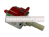 Помпа (насос) Ulka Type EP77 756414 28W с пластиковой трубкой для моющего пылесоса Zelmer, Bosch (12001005)