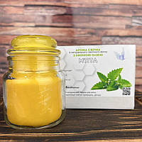 Ароматична свічка з ефірною олією м'яти 100 мл